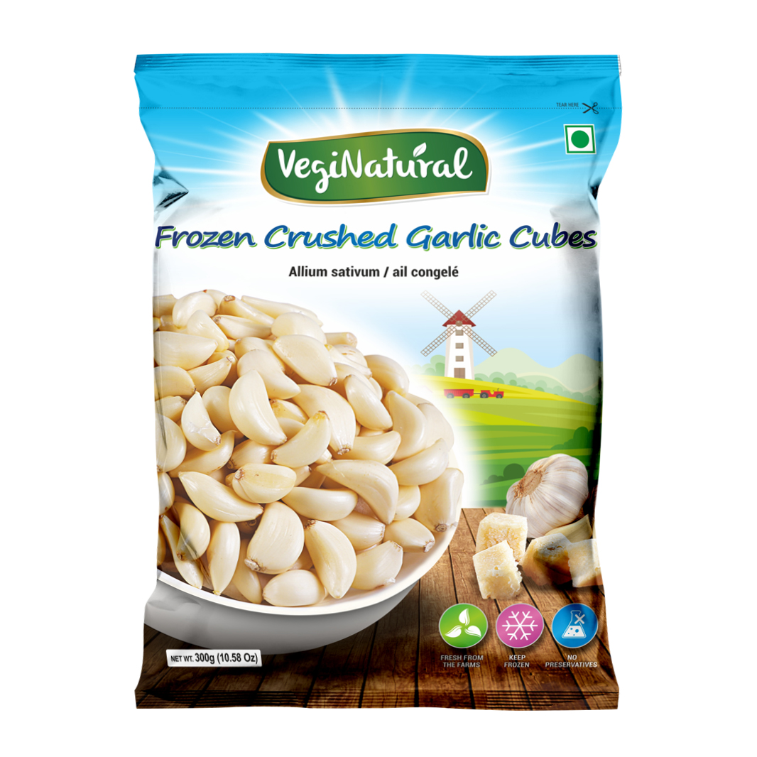 VegiNatural IQF Garlic Cubes – Vegiorganic